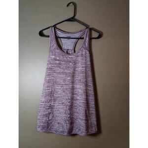 Women's Danskin Now Athletic Burgundy heather Halter Sport Tank Sz XL